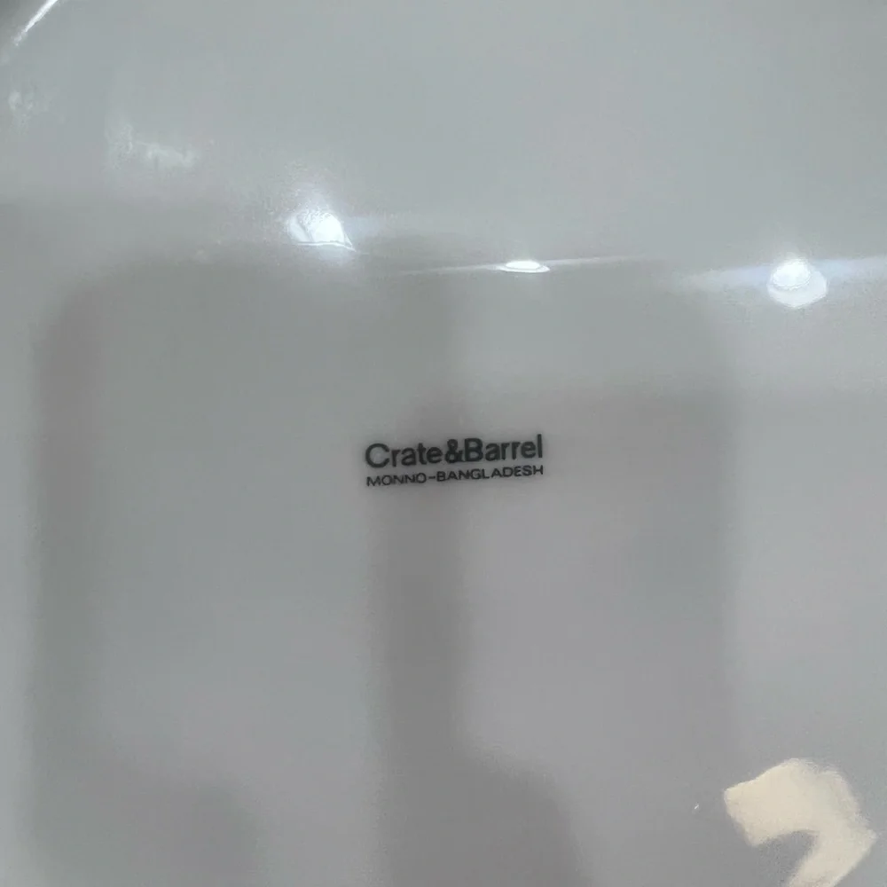 Vintage crate and barrel plates monno Bangladesh